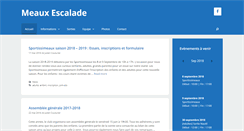 Desktop Screenshot of meaux-escalade.fr